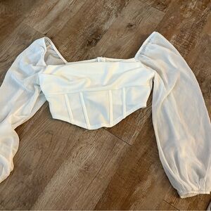 Off-Shoulder Women's Crop Top